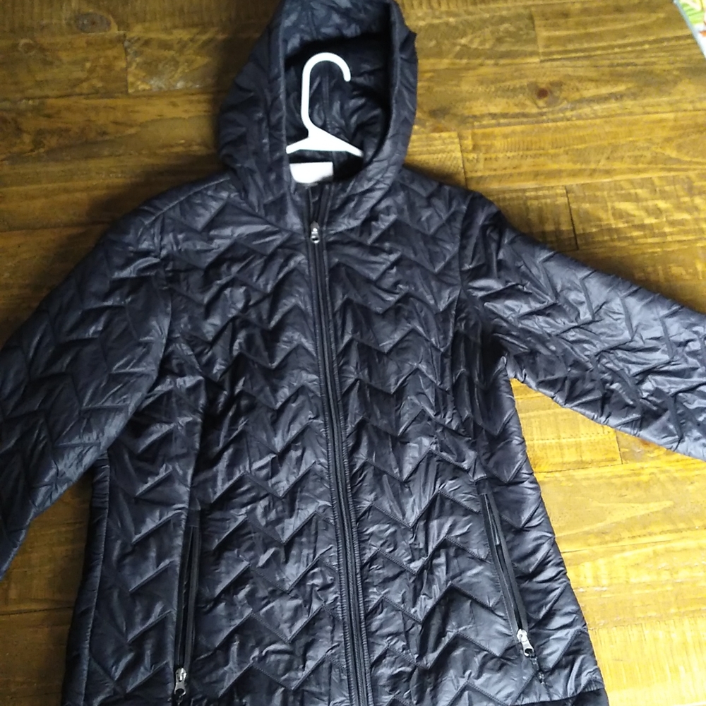 Black puffer jacket